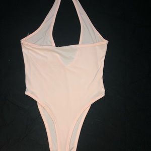 boohoo pink bodysuit